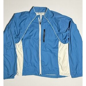Cannondale Feel It Rain Breathable Jacket L Convertable Vest/Long Sleeve Blue
